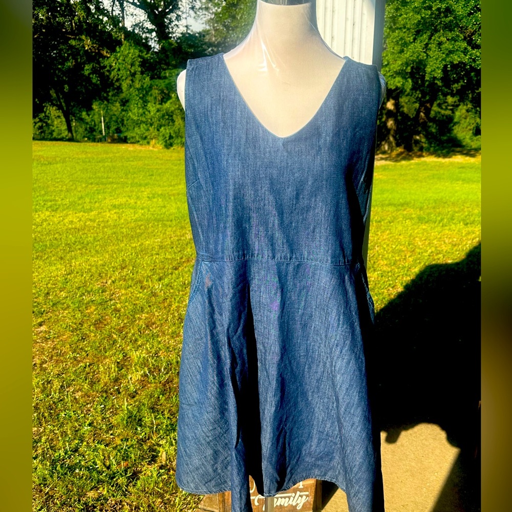 Vinyard Vines A Line Denim Dress
